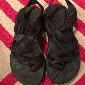 Black double strap Chacos
